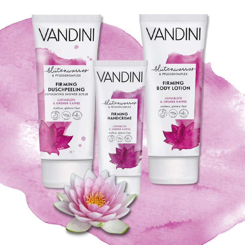 VANDINI Firming Hand Cream Lotus Blossom & Green Coffee 3 x 75 ml - NewNest Australia