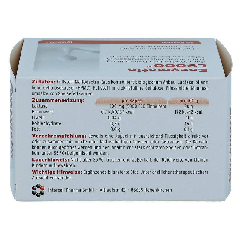 ENZYMATINE L 9000 capsules 90 pcs - NewNest Australia