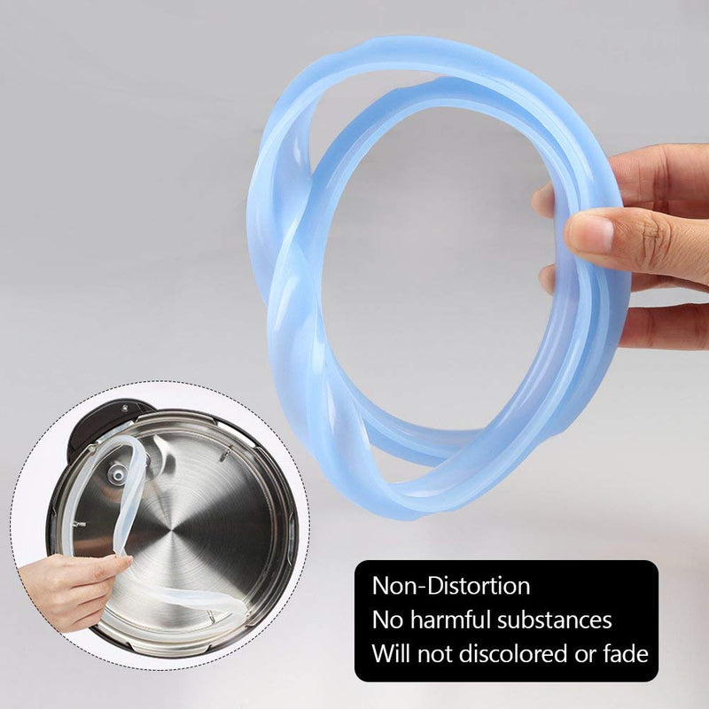 3PCS Silicone Sealing Ring for Instant Pot 6 qt, Insta Pot Seals Replacement Gasket 6 Quart Instapot Sealing Ring for 6/5Qt, Food-Grade Silicone for IP-DUO60, IP-LUX60, IP-DUO50, Smart-60, IP-CSG60 - NewNest Australia
