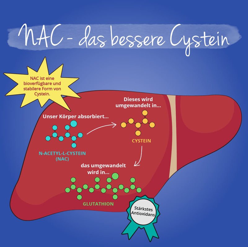Nac | From Fermentation - Not Synthetic | N-Acetylcysteine 600Mg | High Dose | Laboratory Tested | 100% Pure Amino Acid | Vegan - No Additives | German Production By Vegavero - NewNest Australia