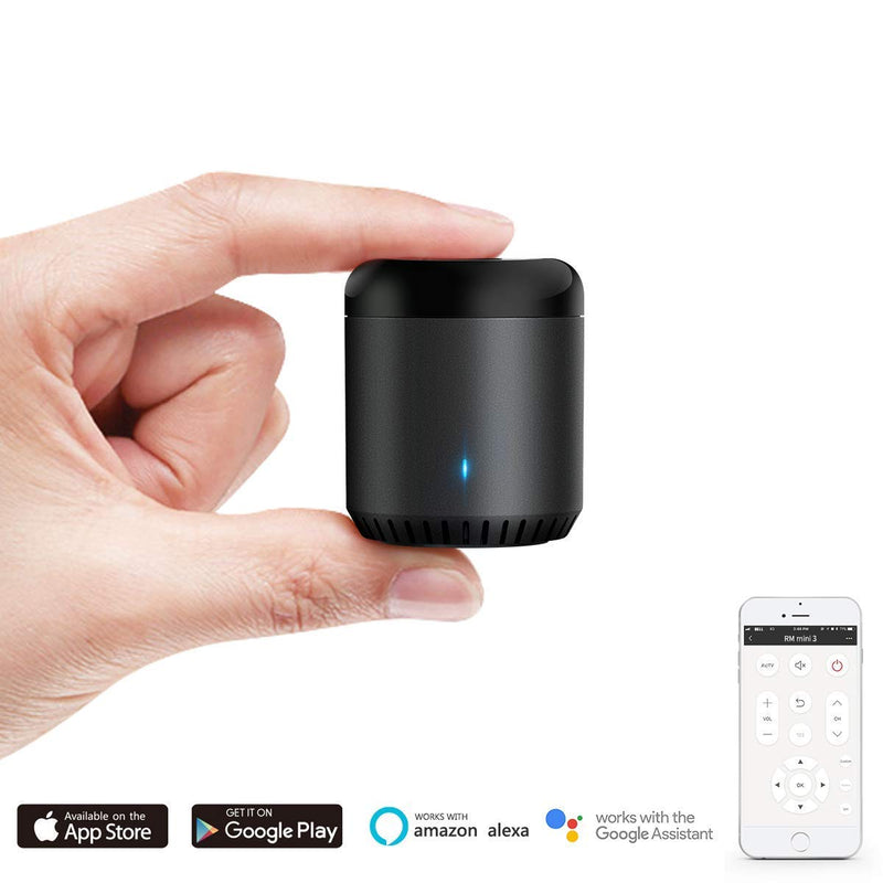 Broadlink WiFi Smart Home Hub RM Mini 3 IR Automation Learning Universal Remote Control Compatible with Alexa RM Mini3 - NewNest Australia