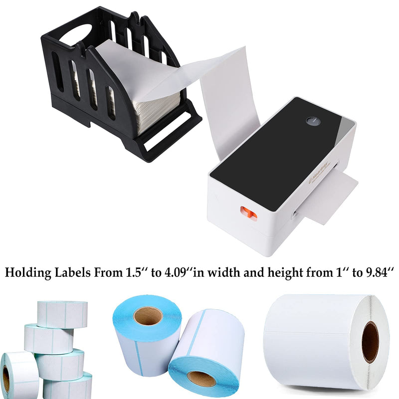 Ü Heartray Label Holder for Rolls and Fan-Fold Labels,Black Stand for 4x6" Thermal Label Printer - NewNest Australia