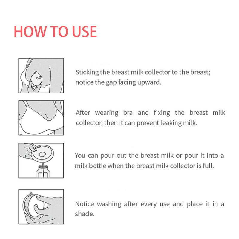 Breast Shells Milk Saver for Breastfeeding, 4 Pack BPA Free Breast Shield Nursing Cups Protect Sore Nipples Breast Milk Collection Shells - NewNest Australia