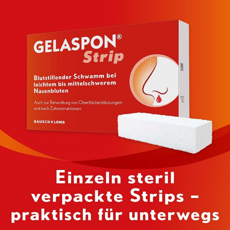 Gelaspon strip for stopping bleeding and wound care 4 pieces - NewNest Australia