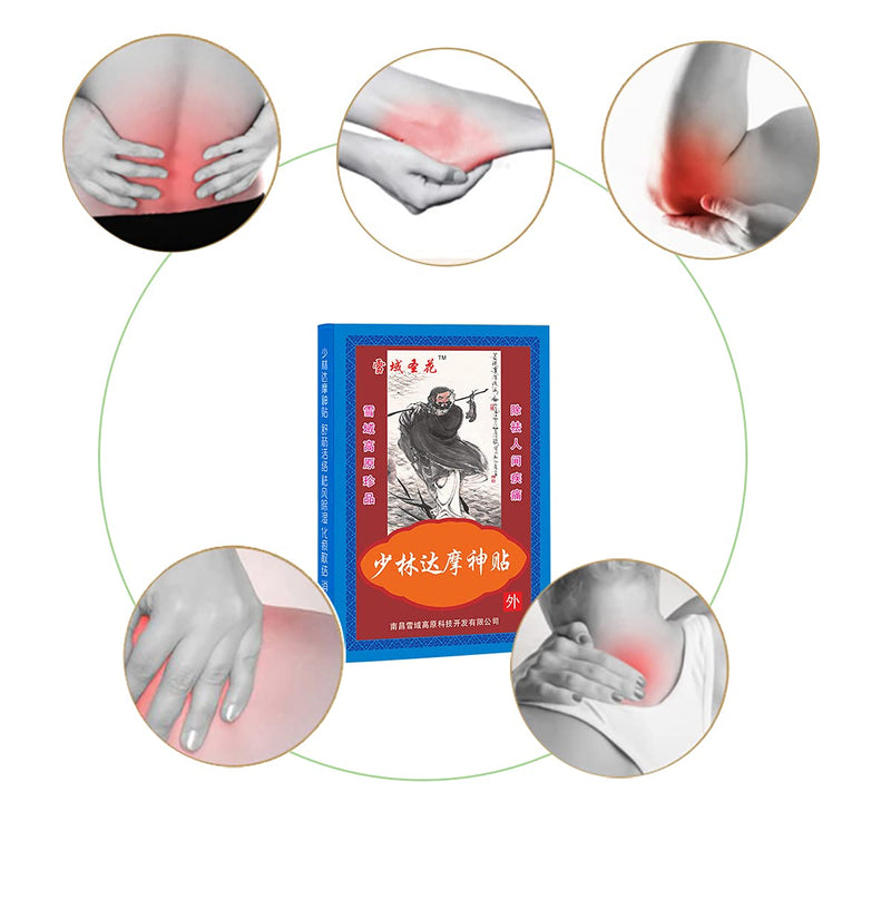 MQUPIN 40-Patch/5-Bag Chinese Pain Relief Plaster,Promote Blood Circulation,Long Lasting Effect Relief Rheumatism Arthritis & Knee Joints Back Pain - NewNest Australia