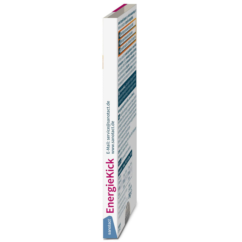 sanotact EnergyKick capsules • 20 energy capsules as an energy booster • Caffeine tablets with taurine + vitamin B2 • Stimulator for tiredness & for more energy 20 capsules 20 pieces (pack of 1) - NewNest Australia