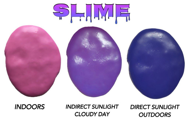 Sun Activated Photochromic Powder Pigment PINK changing to VIOLET-BLUE when exposed to UV Light Perfect for Color Changing Slime Science Experiments - NewNest Australia