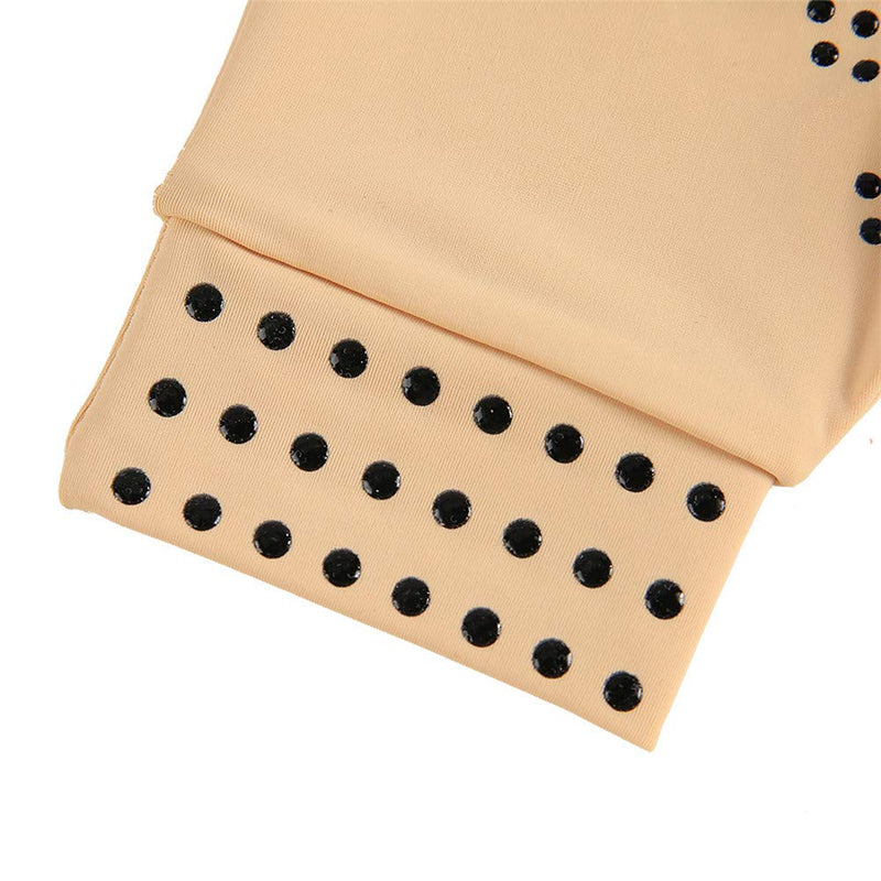 RZJZGZ 2Pack Arthritis Gloves Compression Gloves Fingerless Gloves Magnetic Arthritis Therapeutic Therapy Fingerless Gloves Relief Hand Pain Relief Heal Joints Relief (Nude) - NewNest Australia