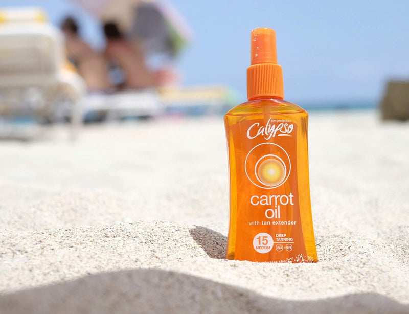 Calypso SPF15 Carrot Oil with Tan Extender, 200 ml SPF 15 - NewNest Australia