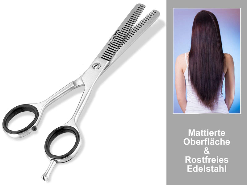 Premium thinning scissors, hair scissors 18 cm with sharp and precise cutting for optimal thinning of hair. Thinning scissors, hairdressing scissors made of stainless steel for men and women, 7 inches - NewNest Australia