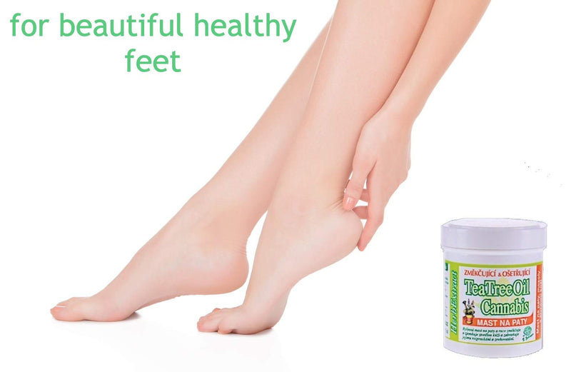 CRACKED FOOT CREAM FOR HEELS, DRY, HARD SKIN and CALLUSES | Natural Antifungal Feet Care and Athlete’s Foot Treatment with Tea Tree and Hemp Seed Oil | Moisturizing Repair Balm 125ml - NewNest Australia