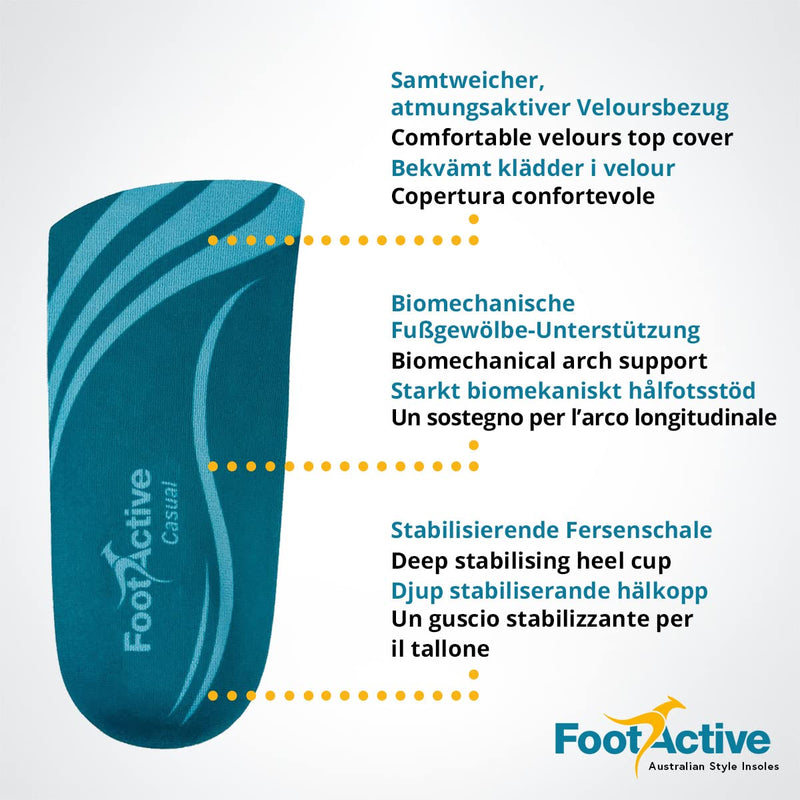FootActive CASUAL PREMIUM UK 5 - 6.5 (S) - NewNest Australia