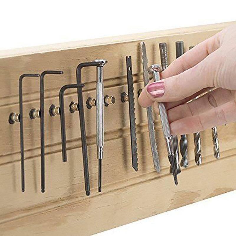 DIYMAG Small Refrigerator Magnets, 100Pcs Tiny Magnets Round Magnets for Crafts, Premium Brushed Nickel Fridge Magnets, Office Magnets- Come with a Storage Case 8x3-100p - NewNest Australia