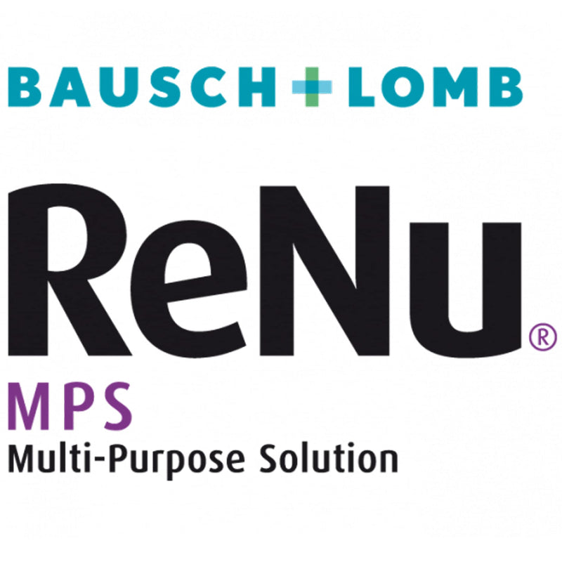Bausch + Lomb ReNu MPS Sensitive Eyes Combination Solution - Contact Lens Cleaner and Storage Solution, Soft Contact Lenses, 2 x 360 ml, Transparent 360 ml (Pack of 2) - NewNest Australia