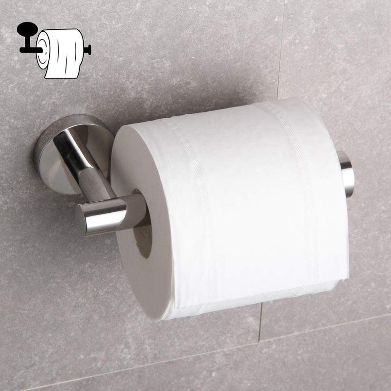 GERZ SUS 304 Stainless Steel Toilet Paper Roll Holder Paper Towel Dispenser Tissue Hanger Wall Mounted Polished Chrome - NewNest Australia