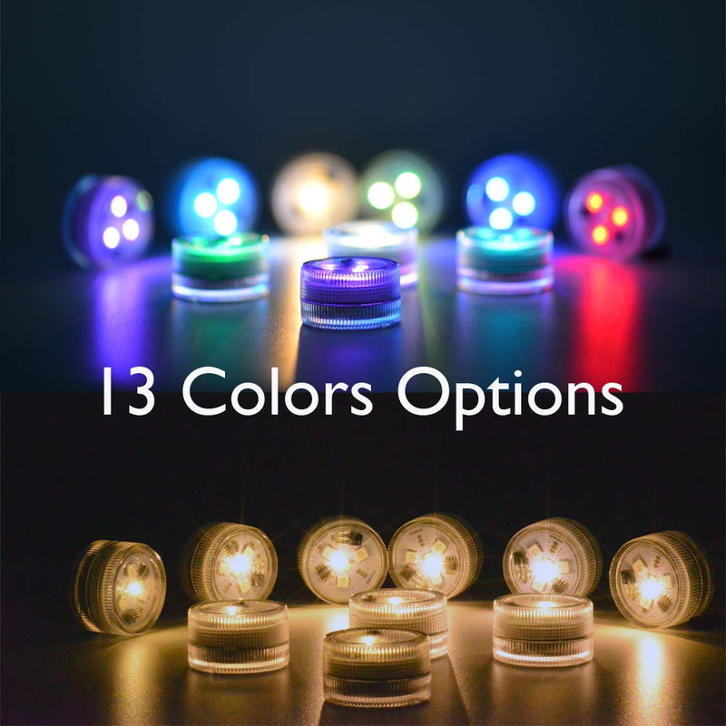 Paper Lantern Lights Battery Operated Remote Hanging Led Lantern Lights with Hook Super Bright RGB White Warm White 15 Days Standby, 36 hours Constant On for Lantern Tent Lighting(10 lights+2 remotes) Multi Color Ultra bright - NewNest Australia