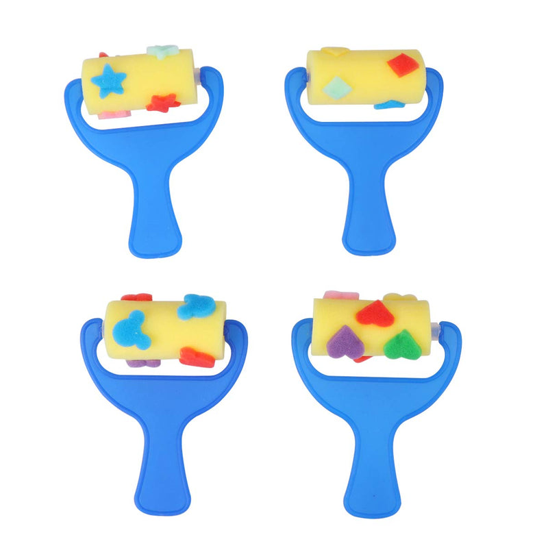 STOBOK Drawing Sponge Roller Brush Kids Paint Graffiti DIY Tool Sponge Brush,8 Pieces - NewNest Australia