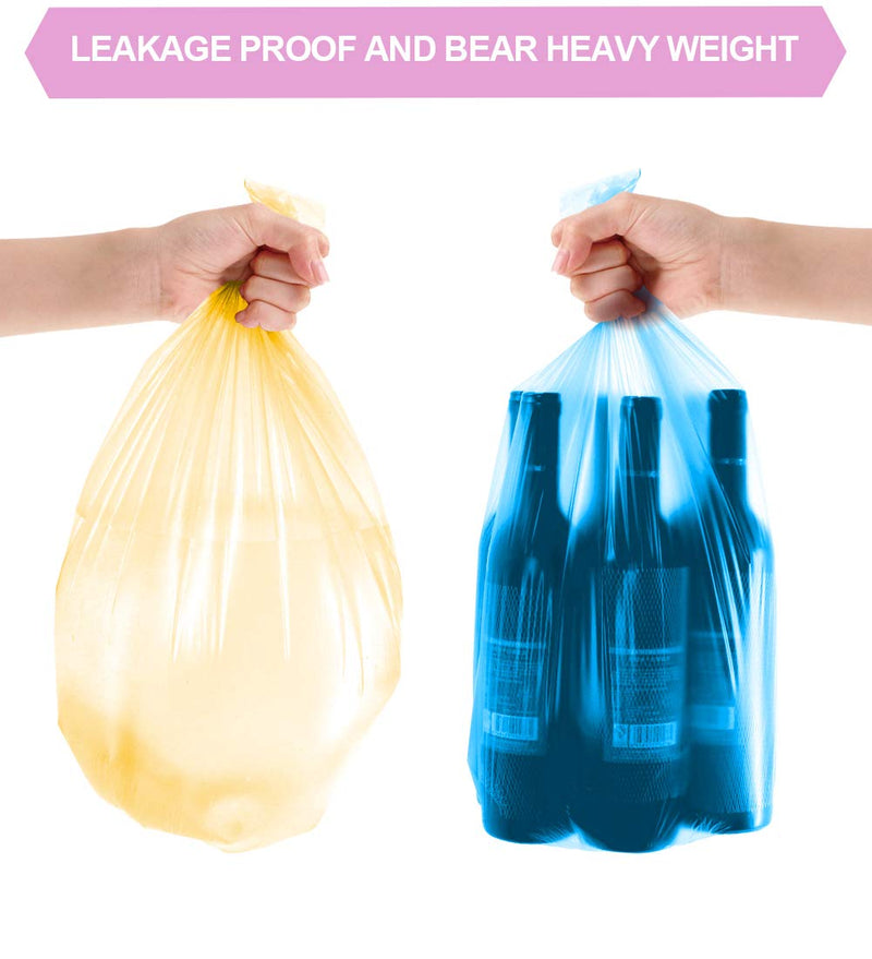 Small Trash Bags FORID 1.2 Gallon Garbage Bags Tiny Wastebasket Bin Liners 150 Counts in 5 Rolls 5 Color for Bathroom Bedroom Office Car Garbage Can 5 Liters 1.2 gal 150 Count (Pack of 1) - NewNest Australia