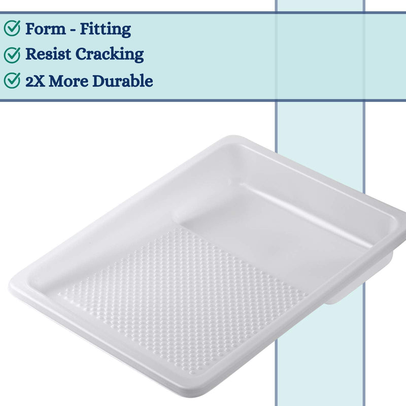 Bates- Paint Tray Liner, 9 Inch, 10 Pack, Paint Roller Tray, Paint Trays, Disposable Paint Tray, Plastic Paint Trays, Paint Pans Trays, Paint Supplies for House Painting, Painting Tray, Roller Tray - NewNest Australia