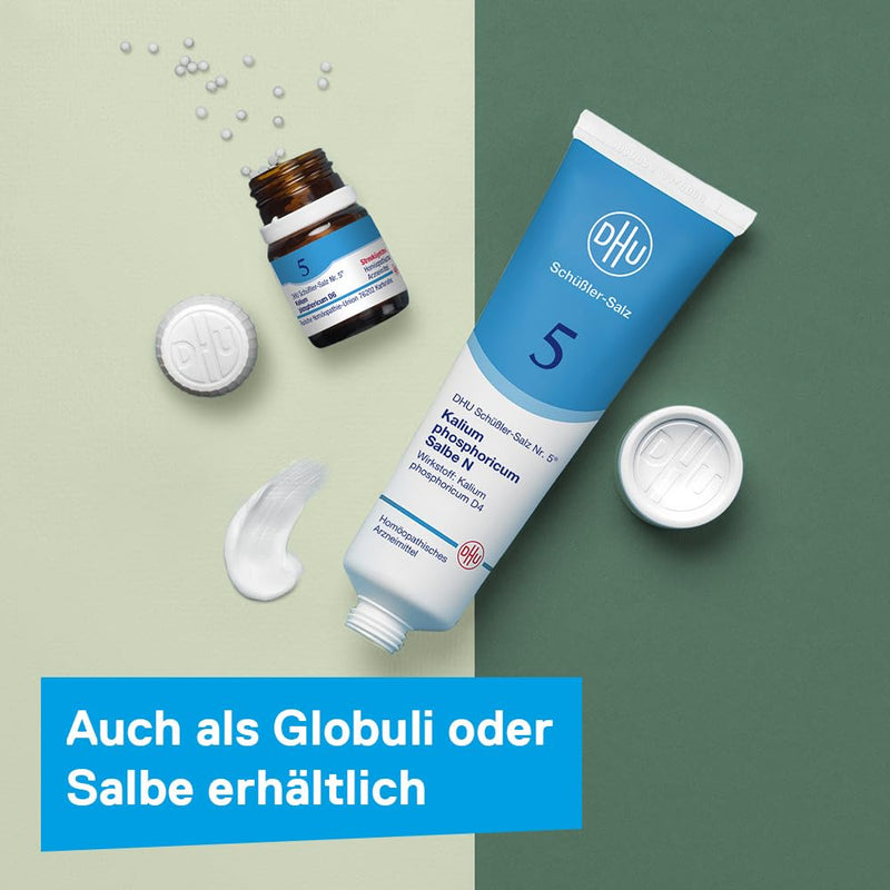 DHU Schüßler Salt No. 5 Kalium phosphoricum D6 - The mineral salt for the nerves and psyche - the original - environmentally friendly in a medicine jar, 420 tablets - NewNest Australia