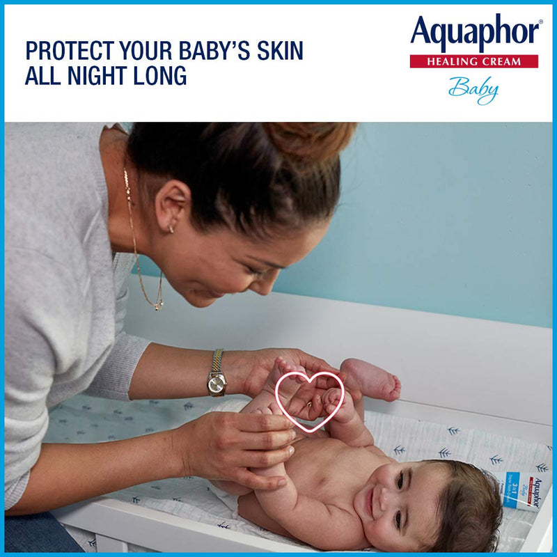 Aquaphor Baby Diaper Rash Cream, 3-in-1 Diaper Rash Relief, 3.5 Oz Tube, Pack of 3 - NewNest Australia