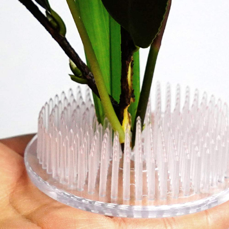 Set of 2 Flower Frog Clear Plastic Pin Frog Flower Arrangement Holder 2.76" Inch (70mm) - NewNest Australia