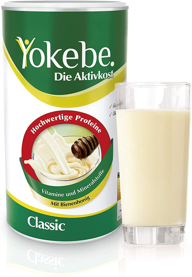Yokebe Classic - Diet Shake for Weight Loss - Gluten-Free and Vegetarian - Meal Replacement for Weight Loss with High-Quality Proteins - 500 g = 12 Servings - NewNest Australia