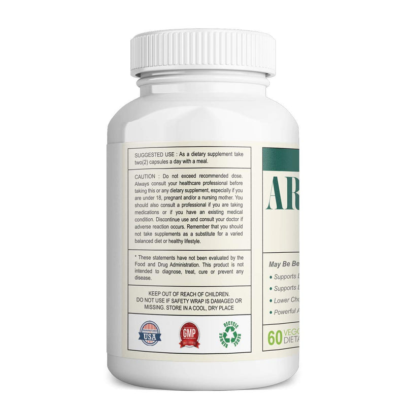 Vitapia Artichoke Leaf 1000mg(10000mg) per Serving - 10:1 Extract - 60 Veggie Capsules - Vegan and Non-GMO - Supports Digestive Health and Liver Health, Healthy Metabolism, Antioxidant - NewNest Australia