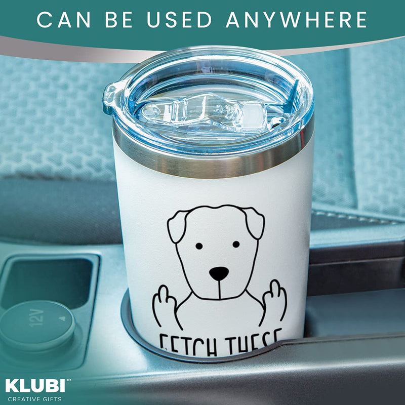 Gifts for Dog Lovers Funny - "Fetch These" 20oz Travel Coffee Mug /Tumbler - Funny and Unique Gift Idea for Dog Lovers, Dad, Mom, Men, Women, This, Owners - NewNest Australia