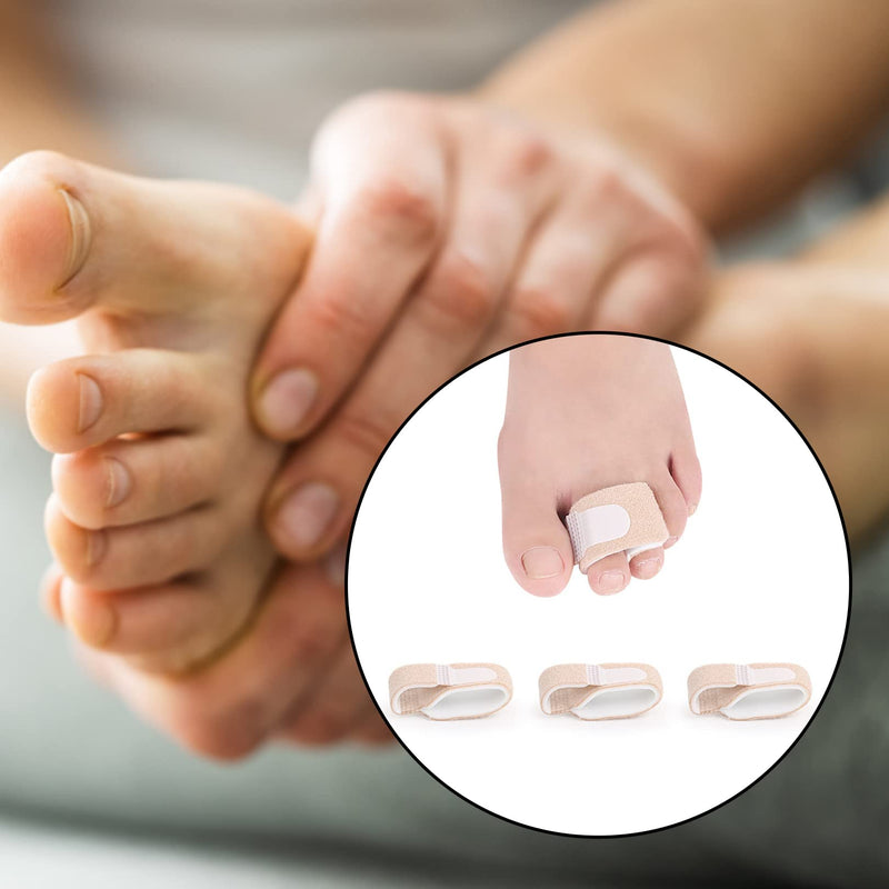 3Pcs Reusable Hammer Toe Straightener,Toe Bandage,Hammer Toe Separators Splint,Hammer Toe Straighteners,Toe Cushioned Bandages,Toe Splints for Bent Toes Hammer Toes Overlapping Toes Broken Toes - NewNest Australia