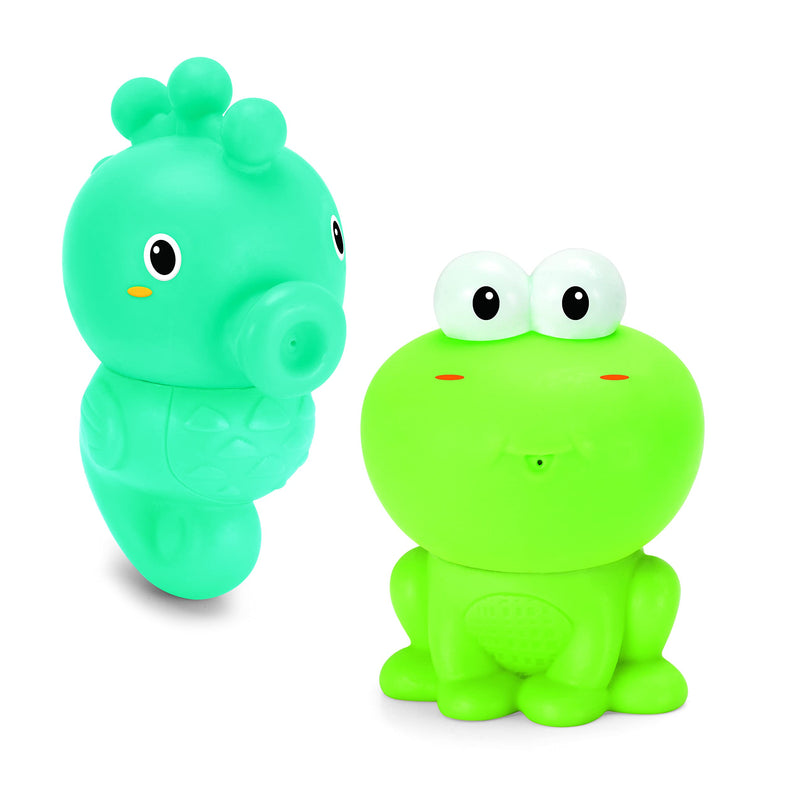 INFANTINO Senso' Plug and Squirt Baby Bath Toys, 4 X cute easy to clean, colourful sea animals, for 6 months and over 4 Piece Senso' Plug & Squirt Bath Pals - NewNest Australia