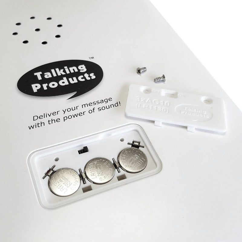 Talking Products, Voice Recordable Greeting Card, 40 Seconds Recording with Replaceable Batteries. Record and Send your own Personal Voice Message, Music or Sound Effects - NewNest Australia