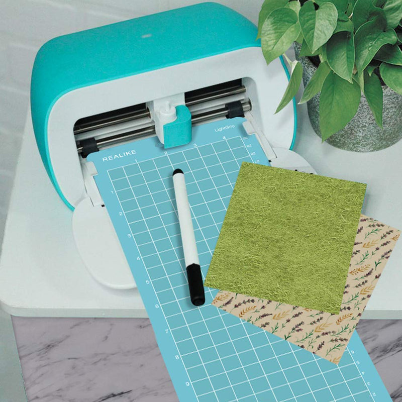 REALIKE LightGrip Cutting Mat for Cricut Joy(4.5x12 inch, 3Mats), Blue Light Grip Adhesive Cutting mats for Cricut Joy Accessories 4.5" x 12" Blue 3 Mats - NewNest Australia