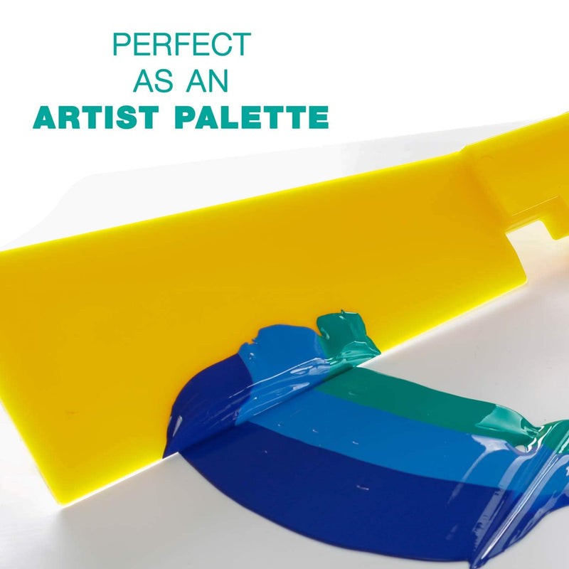 Custom Shop 12" x 12" Autobody Filler Plastic Mixing Board/Palete (Pack of 2) - Also Useful as an Artist Palette Epoxy and Acrylic Pouring Art 12" x 12" - NewNest Australia