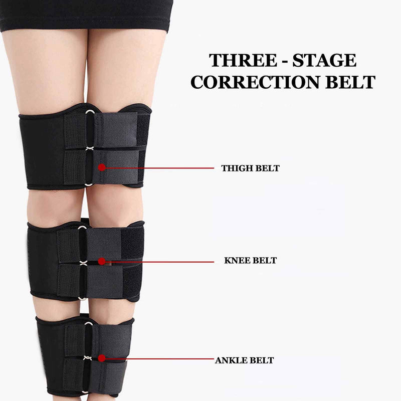 O X Leg Correction Belt, Adjustable Professional Posture Corrector Legs Knee Straightening Correction Belt Knock Knees Deformity Bow Legs Band for Children and Adult(XL) XL - NewNest Australia