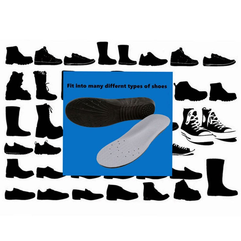 Shoe Insoles, Memory Foam Insoles, Providing Excellent Shock Absorption and Cushioning for Feet Relief, Comfortable Insoles for Men and Women for Everyday Use, S [US : 4.5-6.5] Black S [US : 4.5-6.5] - NewNest Australia