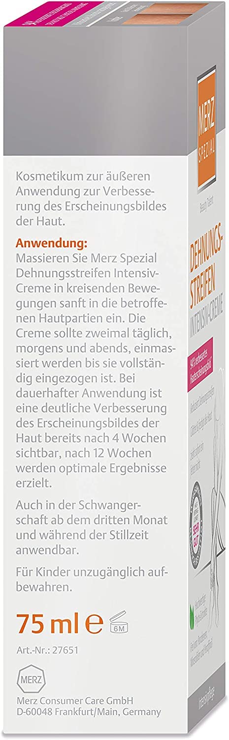 Merz Spezial Stretch Marks Intensive Cream - Special intensive care to reduce stretch marks - improves the appearance of the skin - 1 x 75 ml - NewNest Australia