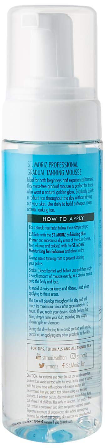 St. Moriz Self Tanning Mousse Clear Gradual Medium 200 ml - NewNest Australia