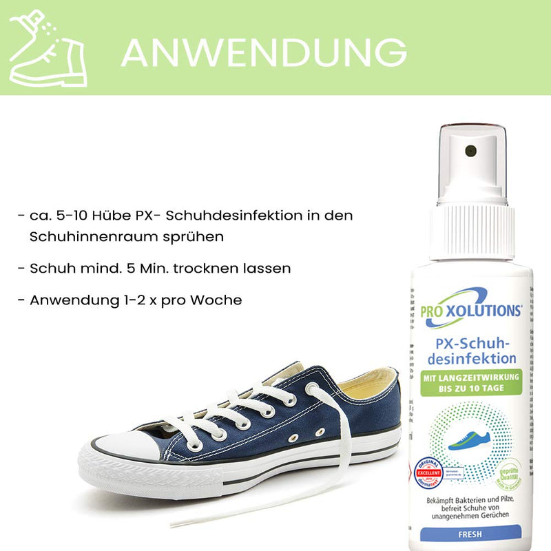 PX shoe disinfectant spray with long-term effect against athlete's foot and nail fungus - shoe deodorant spray suitable for all shoes 1 - NewNest Australia