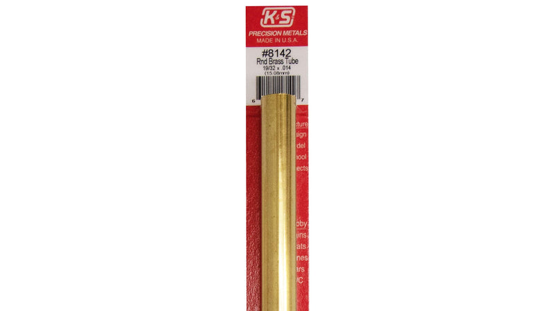 K & S PRECISION METALS 8142 19/32x12 RND BRS Tube - NewNest Australia