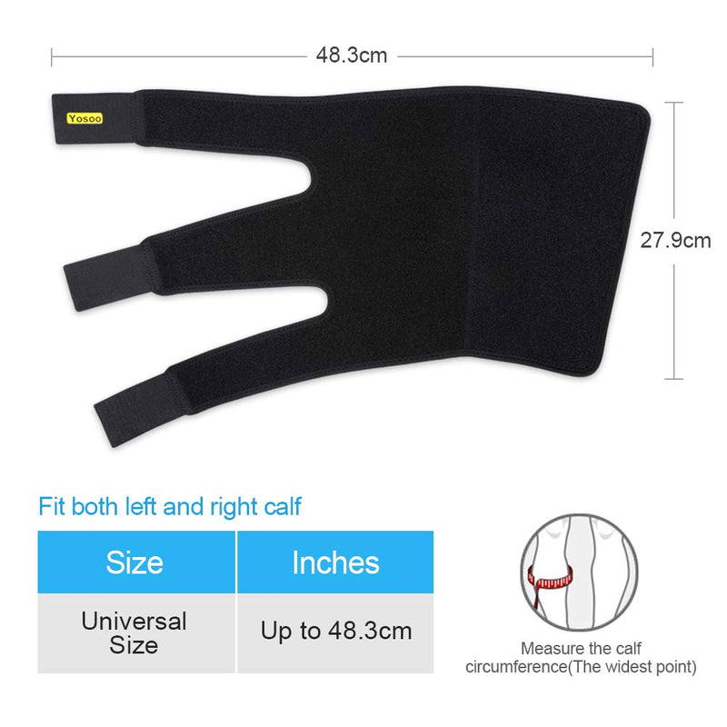 Calf Support Brace Adjustable Shin Splint Breathable Compression Calf Bandage Sleeve for Relieving Tight Calves, Muscle Discomfort, Torn Calves, Swelling, Sprains Recovery, Men and Women - NewNest Australia