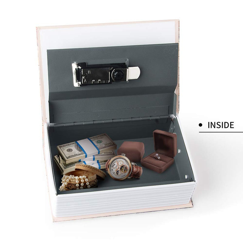 Small Sized Diversion Book Safe Storage Box, Dictionary Secret Safe Can with Security Combination Lock/Key, Diversion Book Hidden Safe (Combination, 66 Route) 66 Route-Combination - NewNest Australia