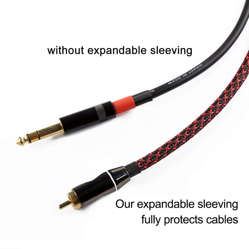 100ft - 1/2 inch PET Expandable Braided Sleeving – Blackred – Alex Tech braided cable sleeve 1/2"-100ft - NewNest Australia