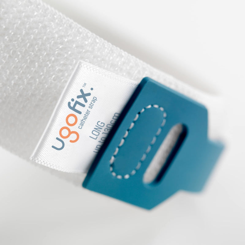 Ugo Fix Catheter Strap (X5) - Catheter Fastening Strap/Catheter Holder With Non-Slip And Allergy Free Silicone Handle And Free Laundry Bag (Long) (Pack Of 5) - NewNest Australia