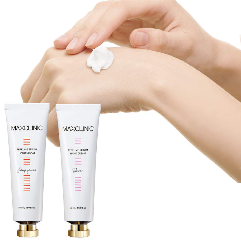 MAXCLINIC Perfume Serum Rose Hand Cream 50ml 1.69 lotion Moisturizer for dry and cracked hands Skin Travel Size - NewNest Australia