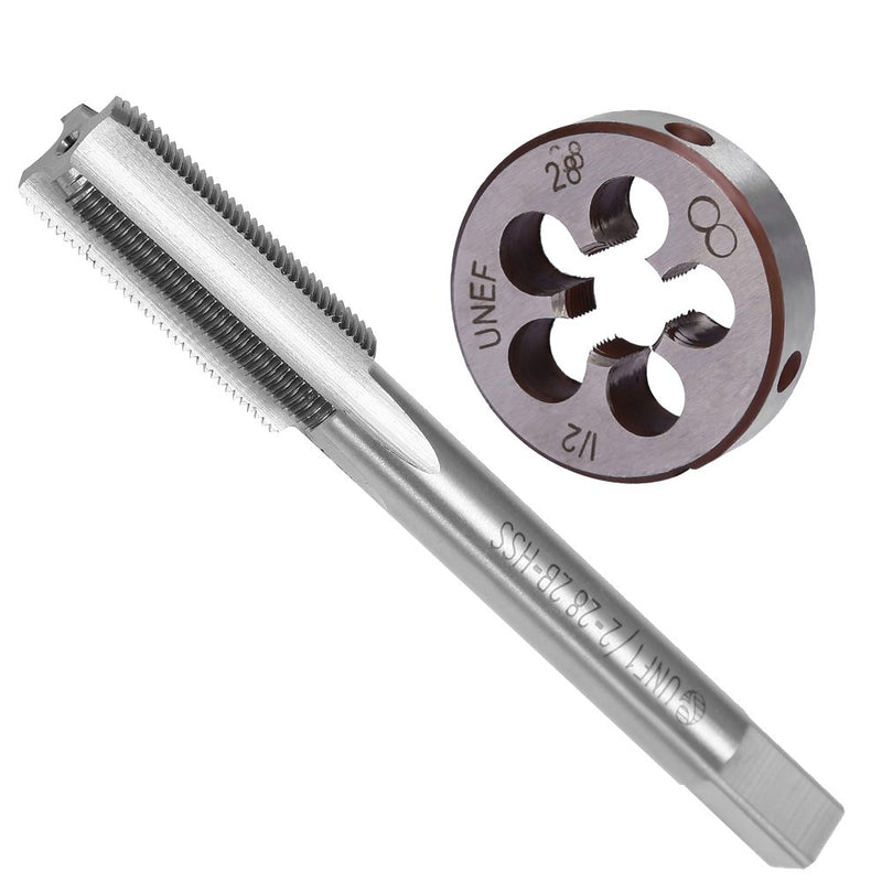 1/2" - 28 UNEF Right Hand Tap and Die Set with Round Die 22LR 223 5.56 9mm - NewNest Australia