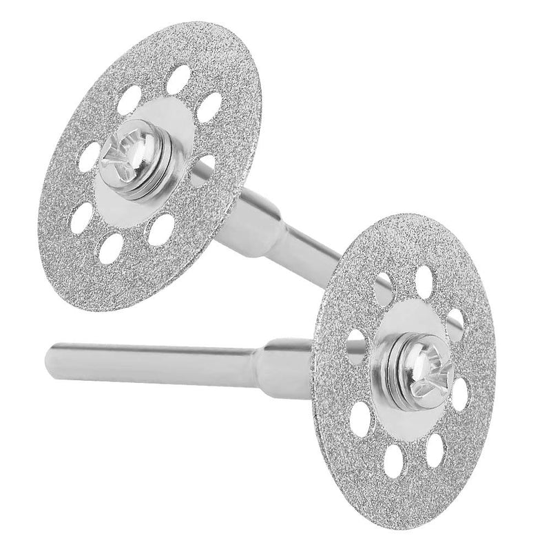 545 Diamond Cutting Wheel (22mm) 20pcs with 402 Mandrel (3mm) 4pcs and Screwdriver for Rotary Tools - NewNest Australia