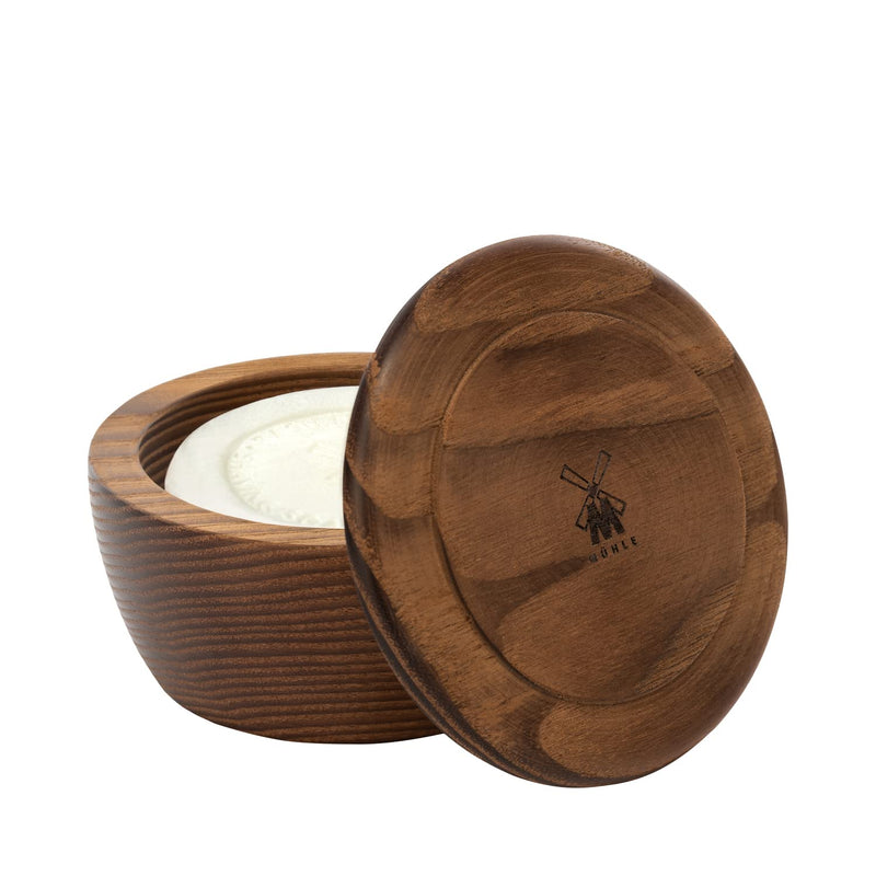 MÜHLE shaving soap set - wooden bowl with shaving soap - aloe vera for sensitive skin - vegan, gentle & nourishing - 65g - NewNest Australia