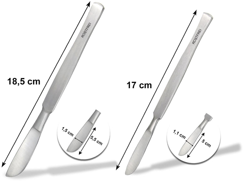 Callus Scraper Feet 6-Piece Set Dull Scalpels Professional Cream Scraper Spatula Stainless Steel Callus Remover Foot Care Scraper For Gentle Removal Of Callus For Pedicure Callus Removal - NewNest Australia