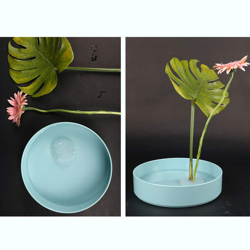 2Pcs Clear Japanese Floral Frogs 70mm/2.76" Plastic Ikebana Cut Flower Kenzan Flower Arrangement Pin Frog Holder with 3 Suction Cups on Bottom - NewNest Australia